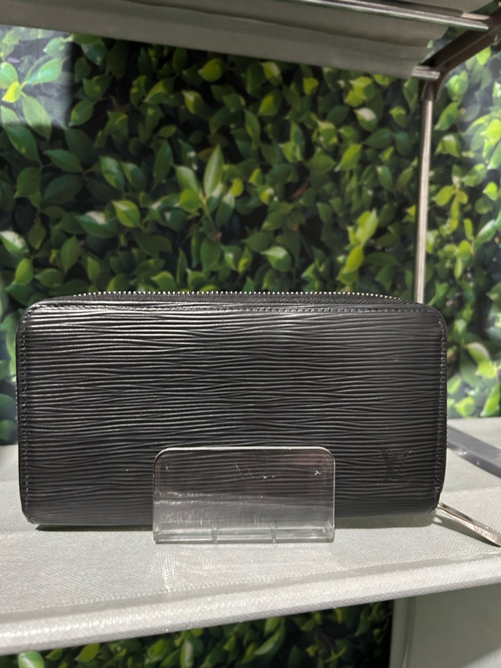Louis Vuitton Black Epi Leather Zip Around Wallet